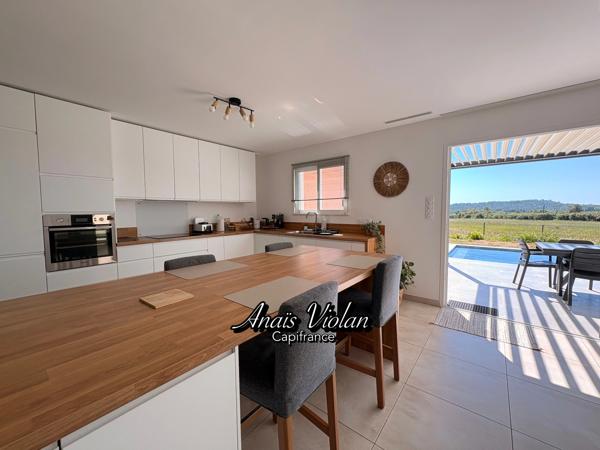 Maison individuelle à vendre 5 pièces avec terrasse et piscine SAINT BAUZILLE DE MONTMEL (34)