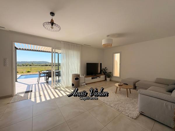 Maison individuelle à vendre 5 pièces avec terrasse et piscine SAINT BAUZILLE DE MONTMEL (34)