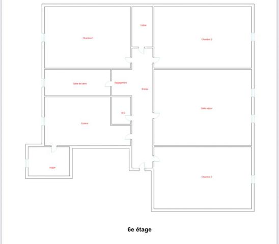 Appartement Fontaine 4 pièces 67.95 m2