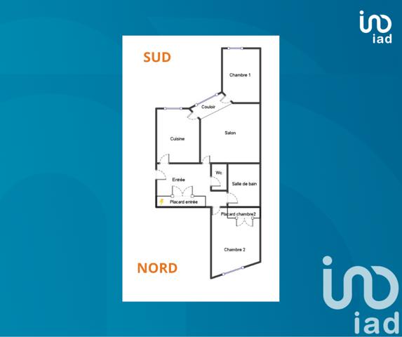 Appartement à vendre 3 pièces 63 m² Grenoble