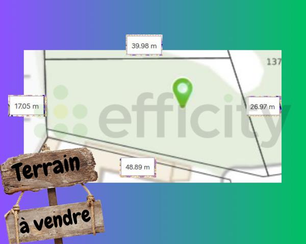 Terrain - 891 m² Exclusivité efficity