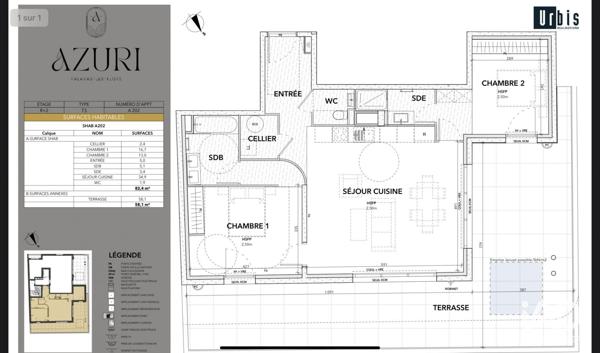 Appartement (neuf) à vendre 3 pièces 81 m² Palavas-les-Flots
