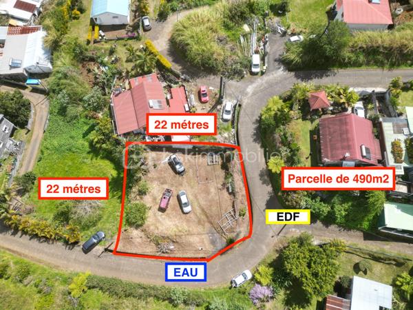 Terrain de 490 m²