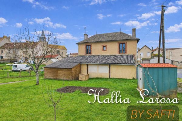 Maison type 3 avec garage et jardin