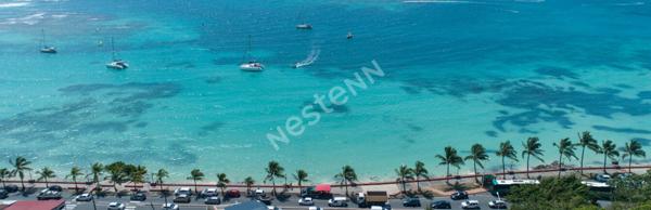 A VENDRE GRAND T4 DUPLEX NEUF À SAINTE ANNE, PLEINE VUE MER 180°
