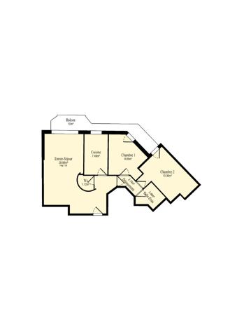 L'Adresse Immobilier - Élégant 3 pièces lumineux de 67 m² - Cave - Parking en sus