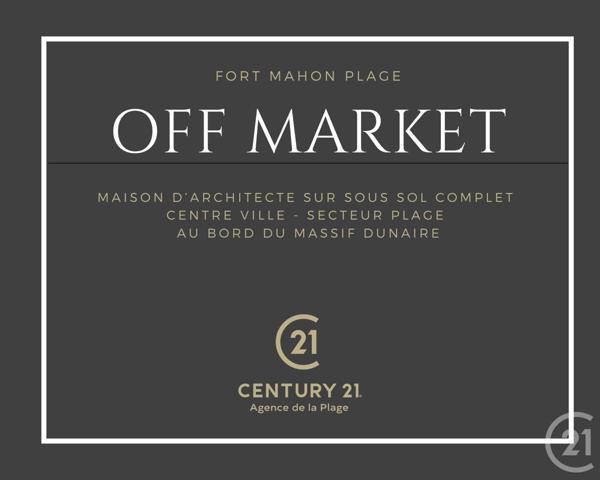 Maison à vendre  6 pièces - 137 m2 FORT MAHON PLAGE - 80