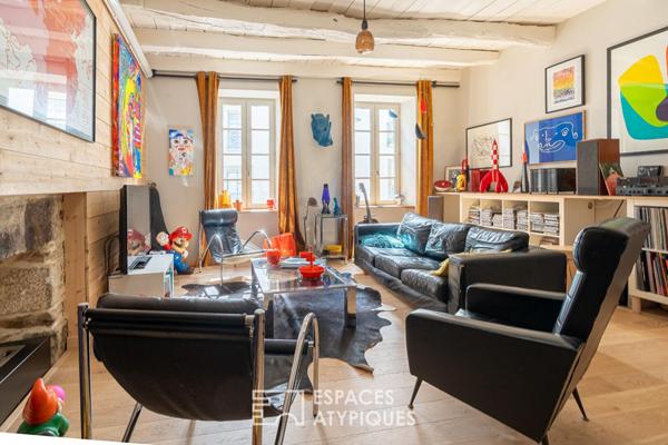 Maison de caractère en hyper centre et son Atelier d’artiste.