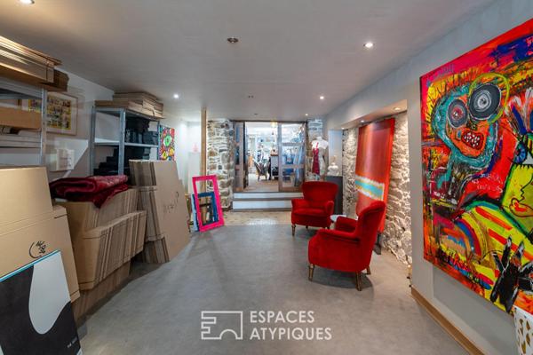 Maison de caractère en hyper centre et son Atelier d’artiste.