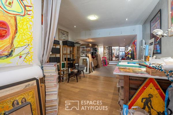 Maison de caractère en hyper centre et son Atelier d’artiste.