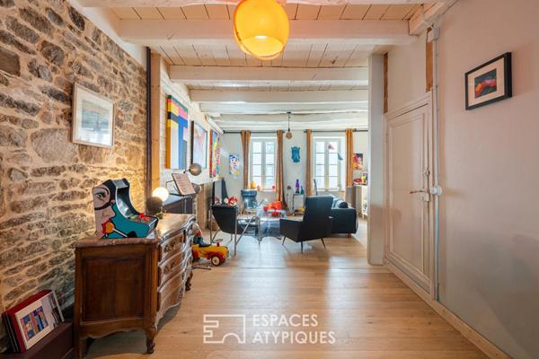 Maison de caractère en hyper centre et son Atelier d’artiste.