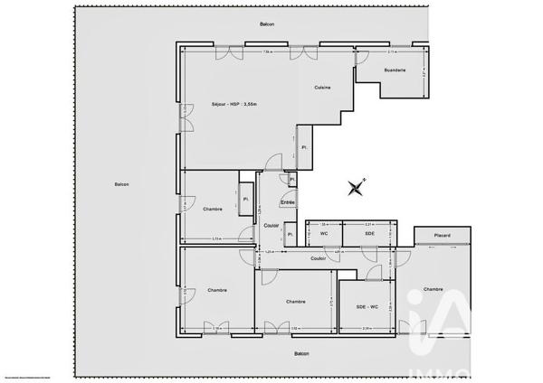 Appartement à vendre 5 pièces 108,15 m² Guyancourt