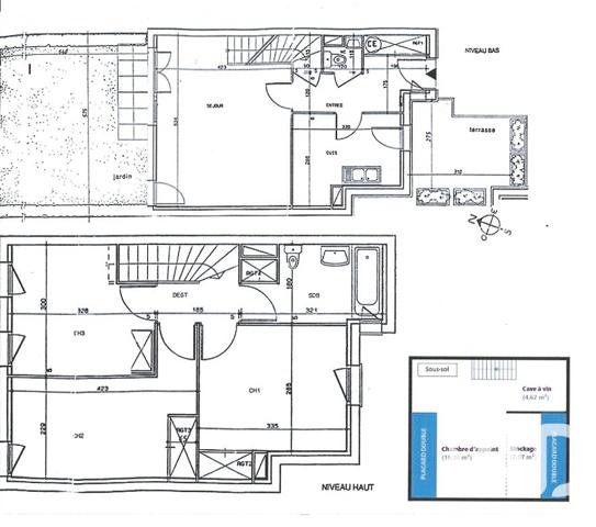 Appartement à vendre 4 pièces 74,8 m² Argenteuil