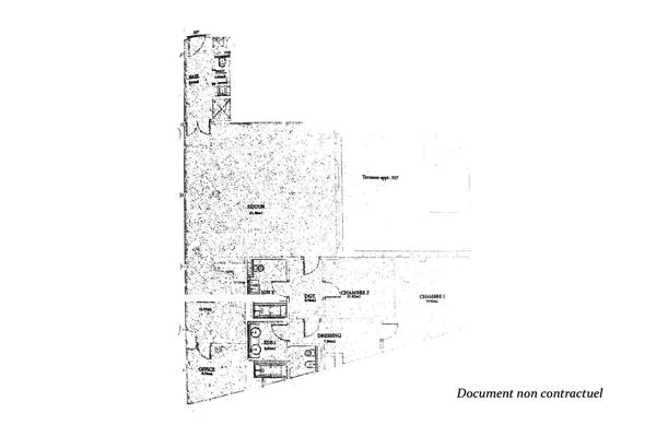 Appartement type condominium avec terrasse proche Etoile