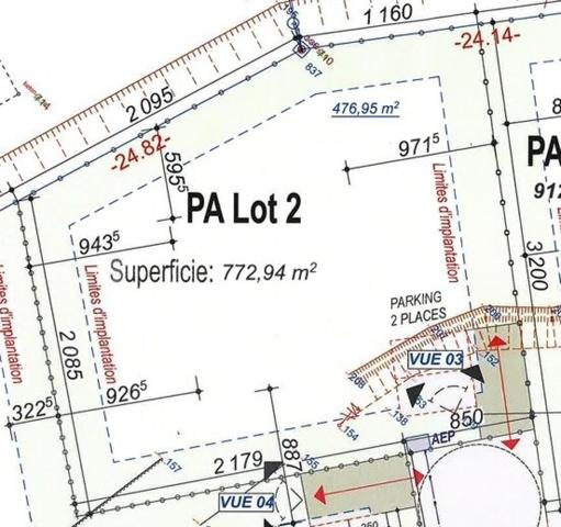 2 parcelles à vendre avec vue dégagée