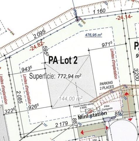 2 parcelles à vendre avec vue dégagée
