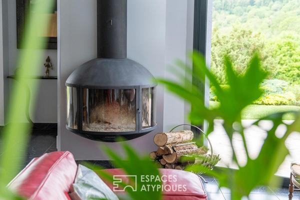Lumière, design et sérénité : une réalisation d’architecte dans son écrin vert
