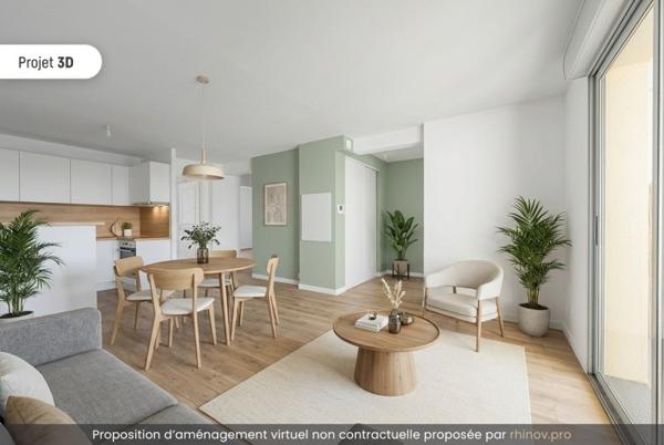 Appartement à vendre |  Toulouse |  3 pièces | 60 m²