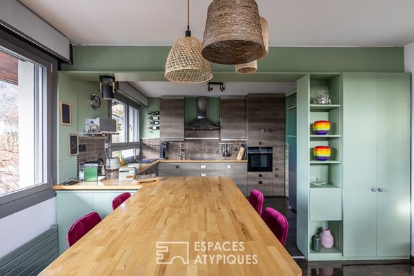 Maison d’architecte avec piscine et logement indépendant