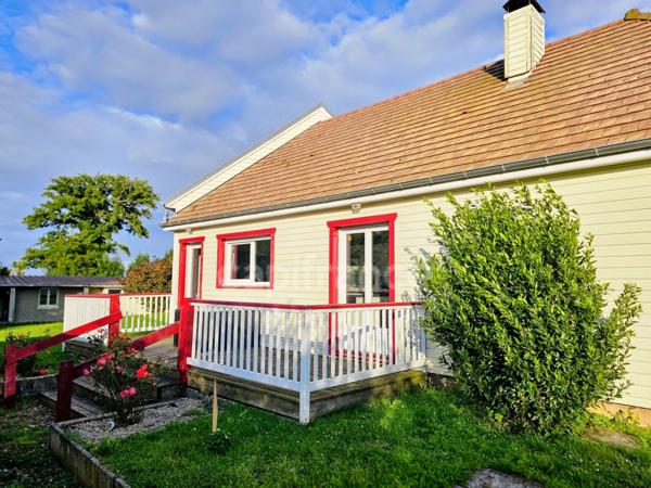 A VENDRE PAVILLON DE PLAIN-PIED EN OSSATURE BOIS de 165 m² Secteur FRIVILLE-ESCARBOTIN (80)