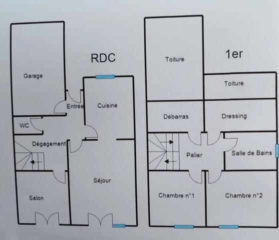 Maison de 93 m² avec 3 chambres à Loudun