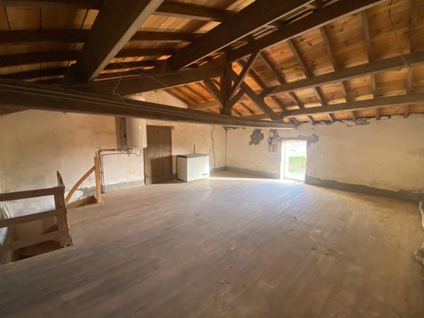 LA CHAPELLE ACHARD 85150 EN RASE CAMPAGNE ADORABLE FERMETTE A RAFRAICHIR AVEC GRANGE ET JARDIN