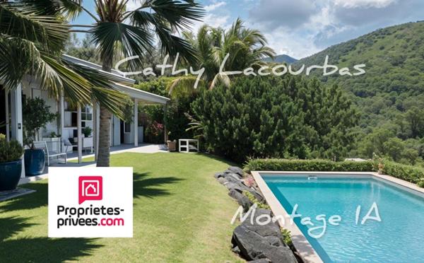 Rare - Villa vue exceptionnelle et accès plage,  Bouillante