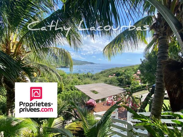 Rare - Villa vue exceptionnelle et accès plage,  Bouillante