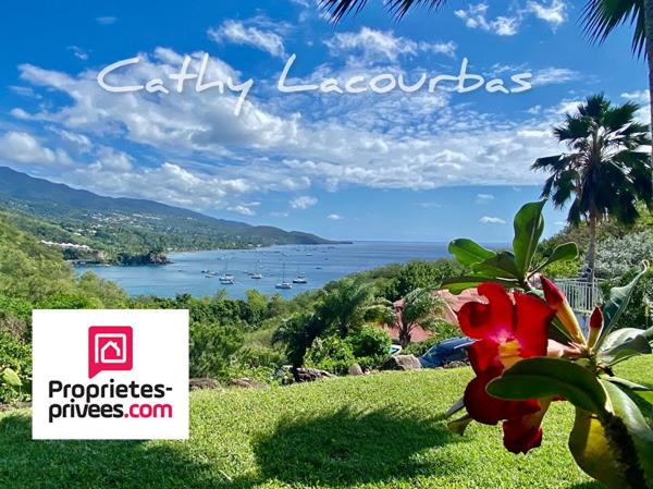 Rare - Villa vue exceptionnelle et accès plage,  Bouillante