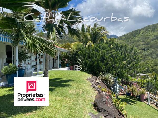 Rare - Villa vue exceptionnelle et accès plage,  Bouillante