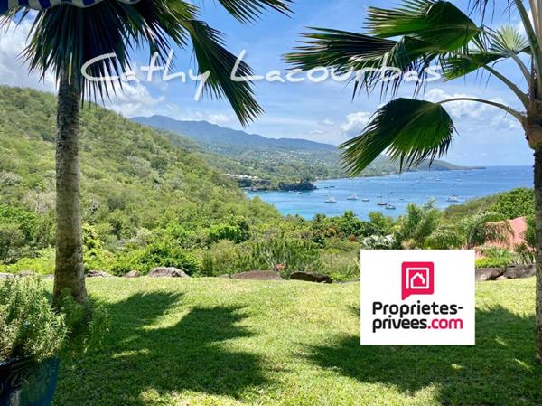 Rare - Villa vue exceptionnelle et accès plage,  Bouillante