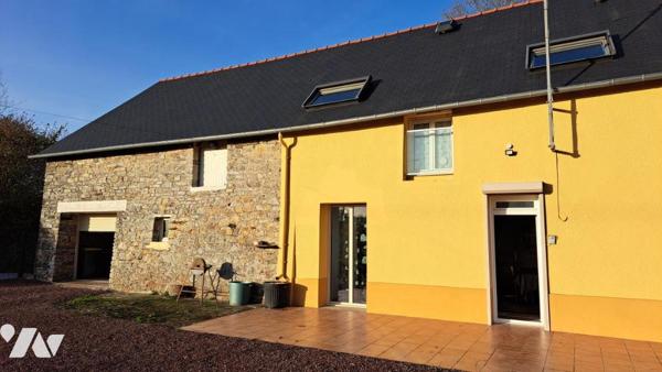 Longère construite en pierre sur 8430 m² de terrain 