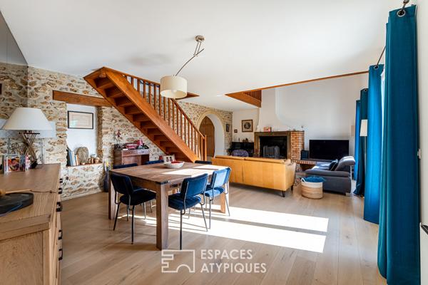 Maison de caractère sur les hauteurs de Villennes sur Seine