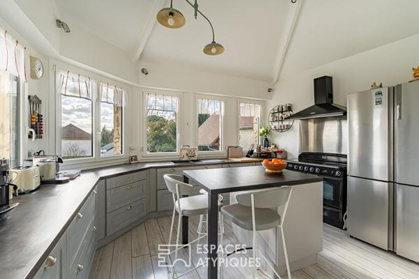 Maison de caractère sur les hauteurs de Villennes sur Seine