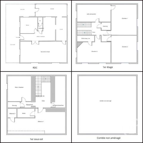 Maison à vendre  8 pièces - 200 m 2   PARIS  - 75014