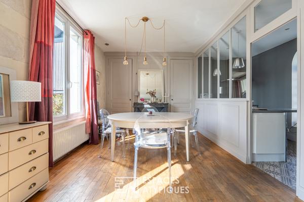 Maison de charme avec jardin dans le centre de tours