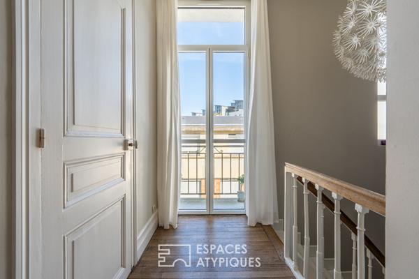Maison de charme avec jardin dans le centre de tours