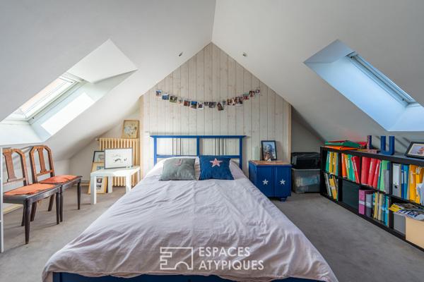 Maison de charme avec jardin dans le centre de tours