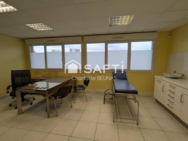 Cabinet médical idéal, 96m², proche métro Bellefontaine