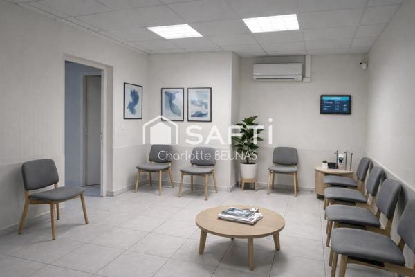 Cabinet médical idéal, 96m², proche métro Bellefontaine