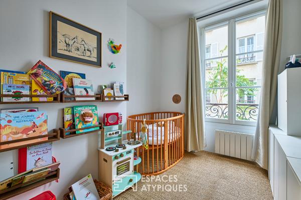 Duplex baigné de lumière à deux pas du marché d’Aligre