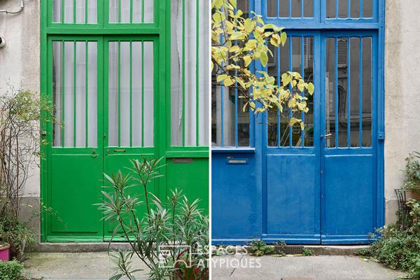Duplex baigné de lumière à deux pas du marché d’Aligre