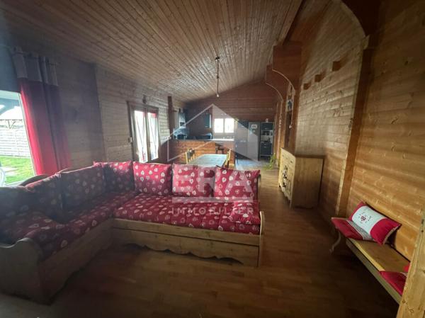 Maison en bois plain-pied à vendre à Moulin Neuf, montpon menesterol 24700 individuelle