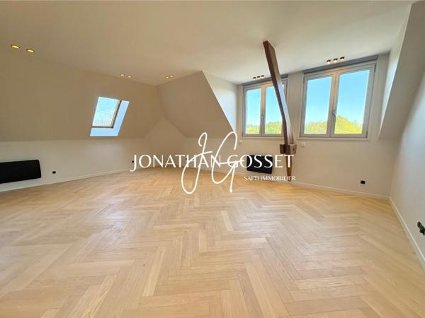 Andrésy: Appartement 2 pièces - 47m2 en plein coeur du centre ville avec magnifique vue sur la Seine