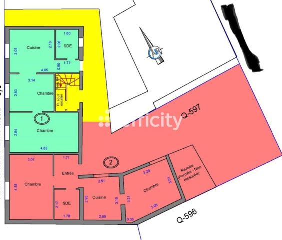 Immeuble 10 pièces - 137 m²