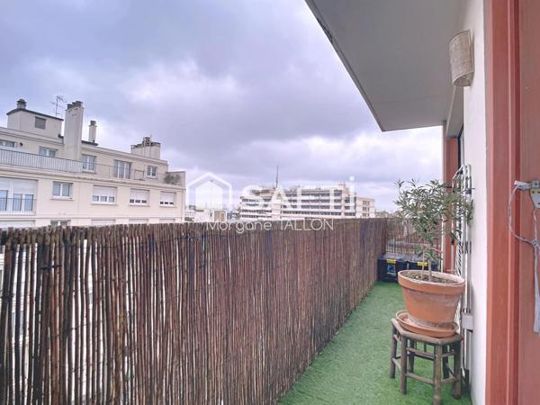 Appartement 3 pièces traversant lumineux