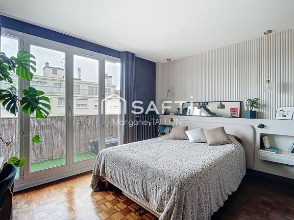 Appartement 3 pièces traversant lumineux