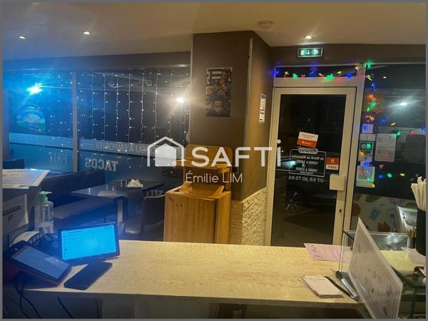 Fond de commerce pour activité de restauration rapide avec appartement inclus