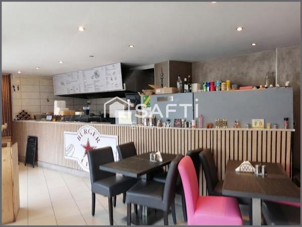 Fond de commerce pour activité de restauration rapide avec appartement inclus