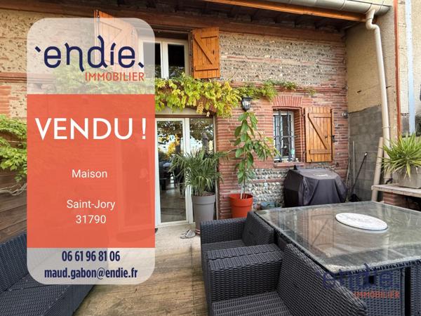 En exclusivité - Maison 107 m2 style Toulousaine à Saint-Jory
